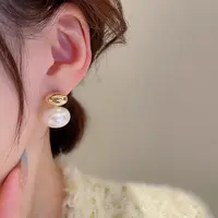 铜合金耳饰 【哇塞~】流韩系超显脸小温柔耳饰 A280