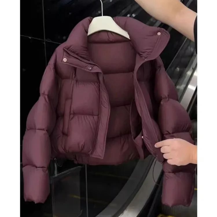 冬装爆款欧货短款棉服女冬季2024年新款感时尚洋气小个子百搭连帽