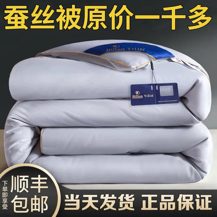 出口A+蚕丝被100%桑蚕丝正品秋冬被全棉被芯双人加厚冬被子春秋被