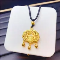 合金吊坠 如意锁合金吊坠 如意锁