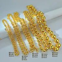 合金项链 圆珠项链