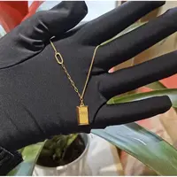 合金皮质吊坠 合金项链 小方砖吊坠