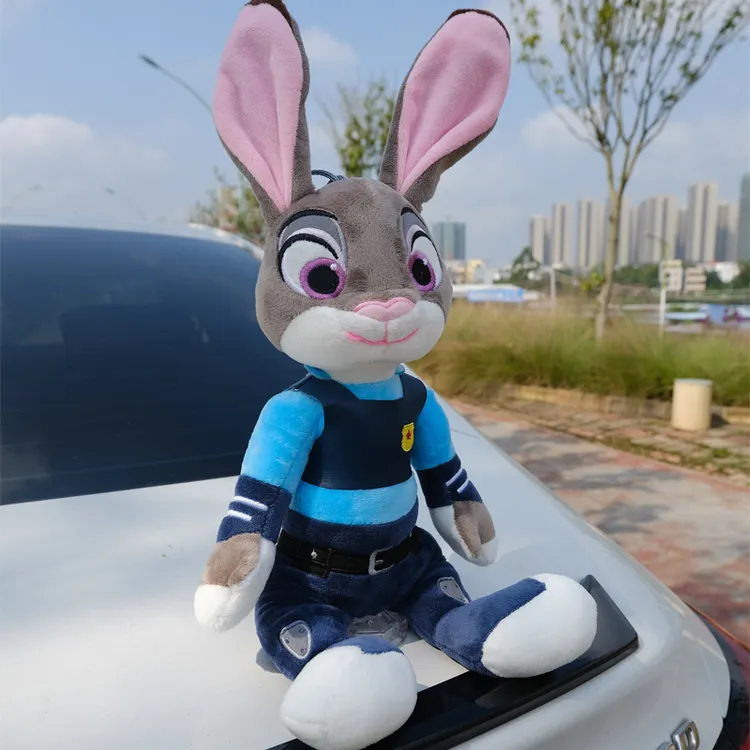 汽车车尾挂件玩偶小兔子车顶装饰车尾贴趣味公仔汽车外饰品