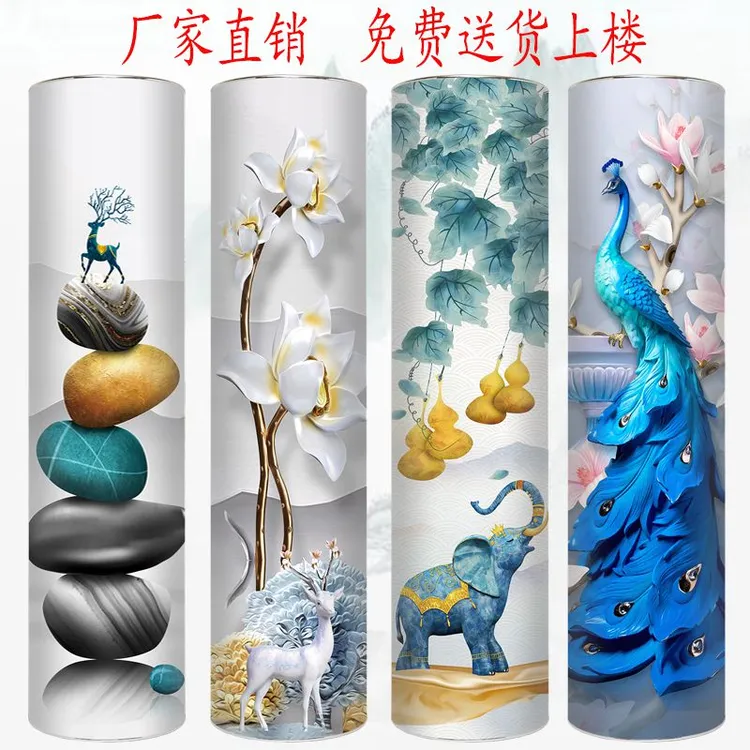 创意360度圆形旋转鞋柜时尚环保收纳柜 圆柱型鞋架包送上楼免安装