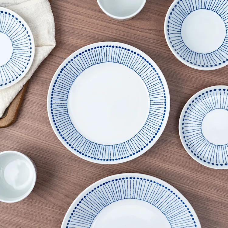 美浓烧日本进口陶瓷餐具家用日式釉下彩米饭碗大号好看高颜值碗