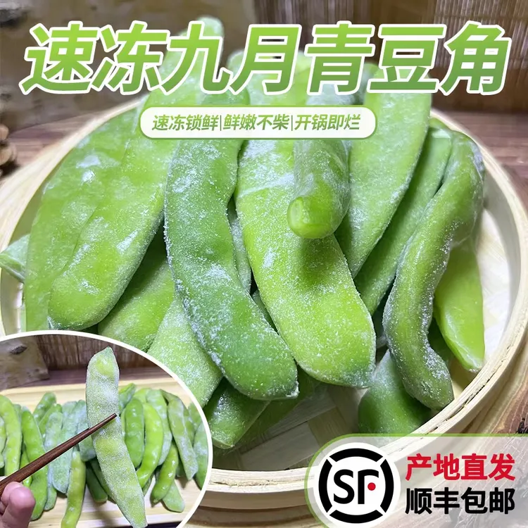 【速冻九月青】东北新鲜速冻油豆角九月青豆角开锅烂2斤5斤顺丰包邮
