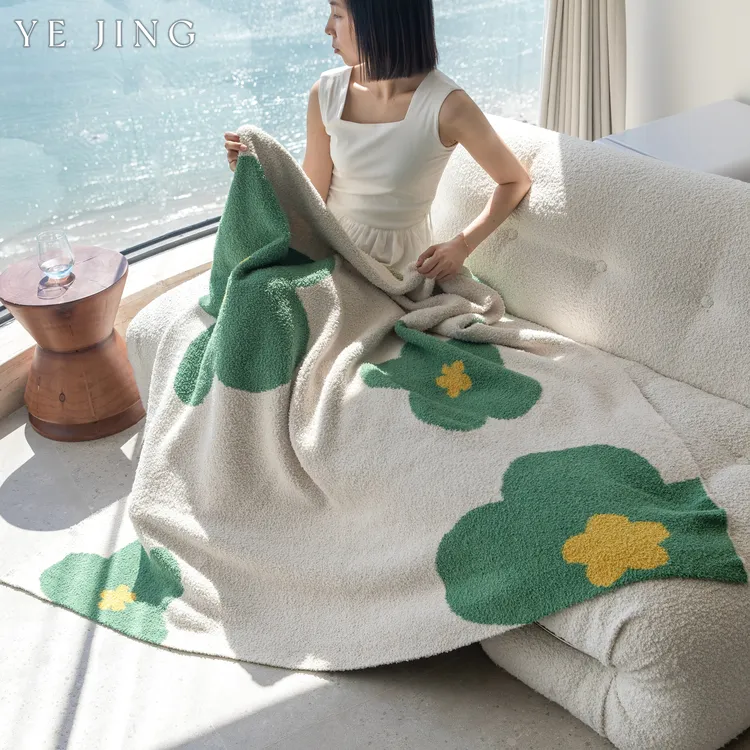 轻奢风半边绒高级感飞机头等舱航空毯沙发毯子毛毯办公室午睡盖毯