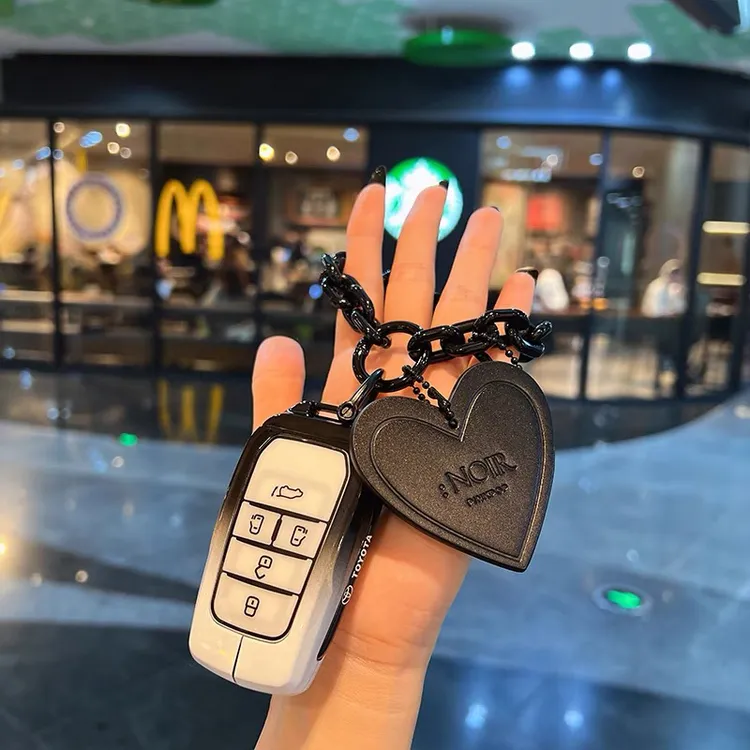 适用丰田钥匙套塞纳/赛那/埃尔法威尔法/格瑞维亚包壳扣改装高端