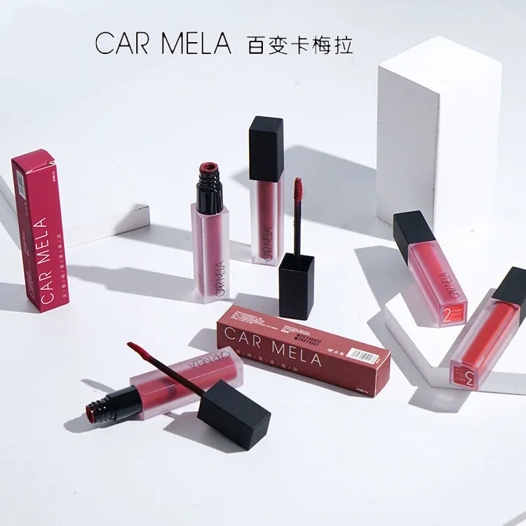 carmela卡梅拉天鹅绒哑光唇泥丝绒雾面唇彩口红女神高颜值学生党