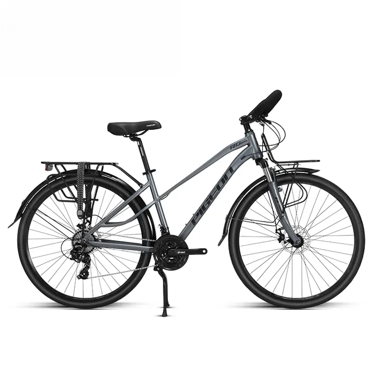 飞鸽川藏线长途山地旅行自行车禧玛诺700c公路变速单车蝴蝶把