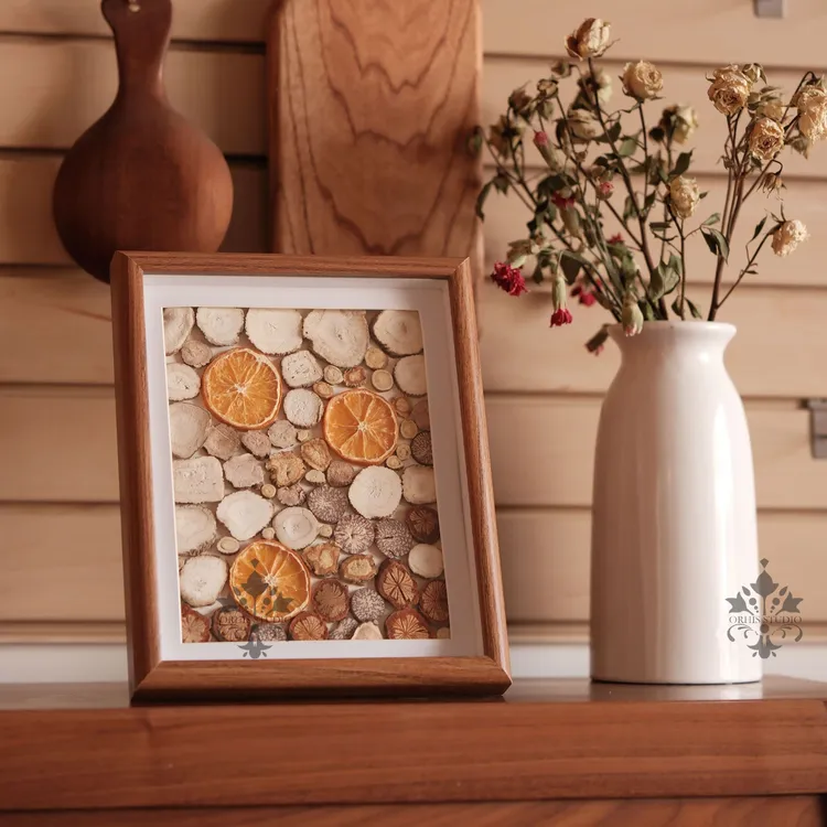 植物标本中药装饰画礼物乔迁摆件挂件装修软装轻奢中式现代复古