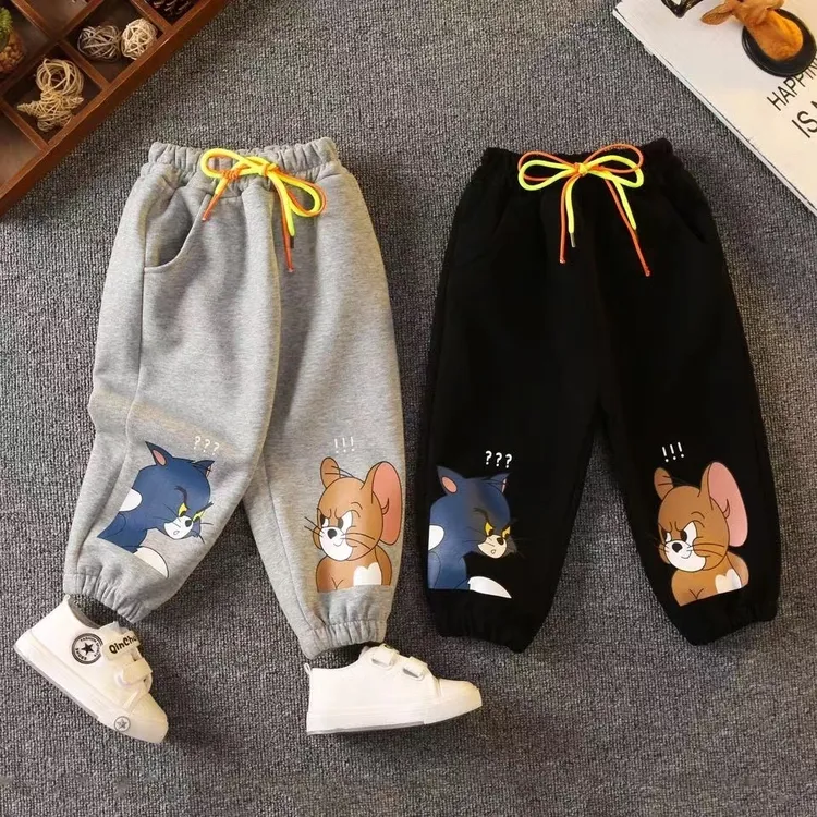 男童春秋新款休闲运动裤韩版棉质中小童卫裤宝宝