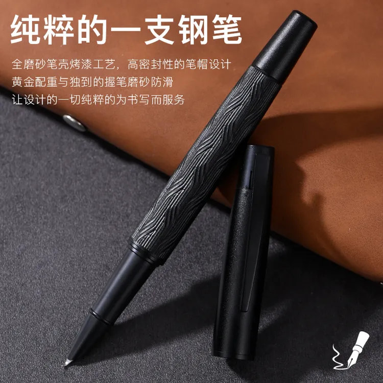 永生9565黑武士美工弯尖钢笔成人学生书法练字专用铱金暗尖特细笔