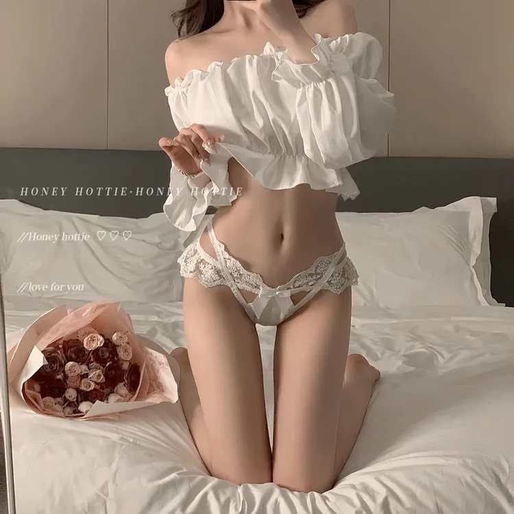 【GS】纯欲甜妹蕾丝蝴蝶结娇俏舒适性感少女软妹三角内裤