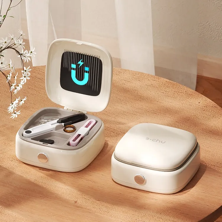 磁吸新款轻奢奶油风针线盒家用高端质量家庭缝补神器套装收纳盒