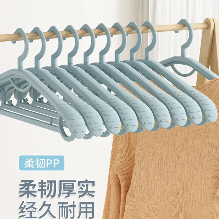 优勤无痕衣架家用挂衣晾防滑多功能晒衣撑子防肩角衣服宽肩收纳架