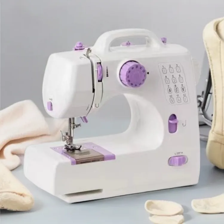 【12种线迹】云缝508小型家用电动缝纫机迷多功能台式吃厚锁边机