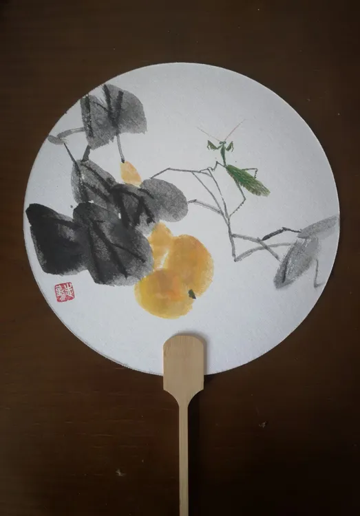 国画花鸟精品团扇活动商品