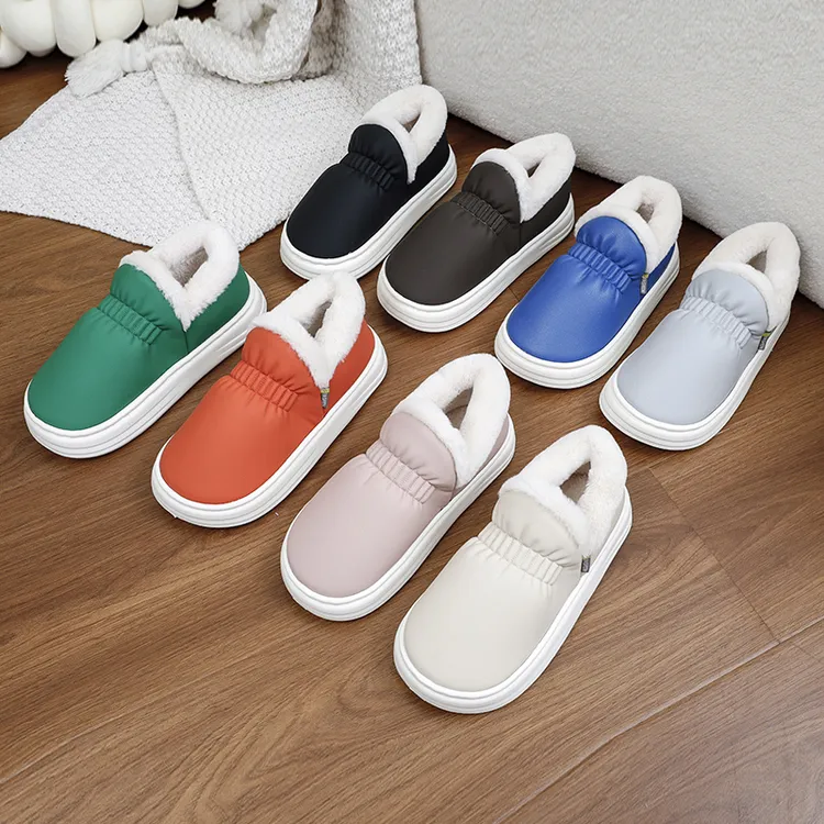 冬季新款上新居家外穿棉鞋防水面料鞋底防滑耐磨耐穿好看百搭棉鞋