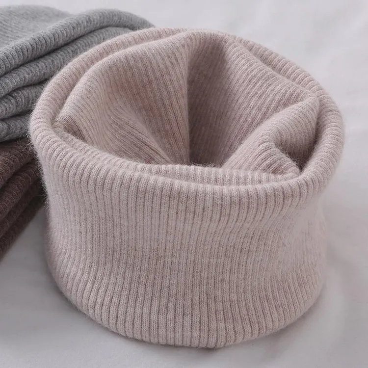 冬季羊绒围脖男女套头颈椎保暖脖套防寒围巾护脖子骑行防风假高领