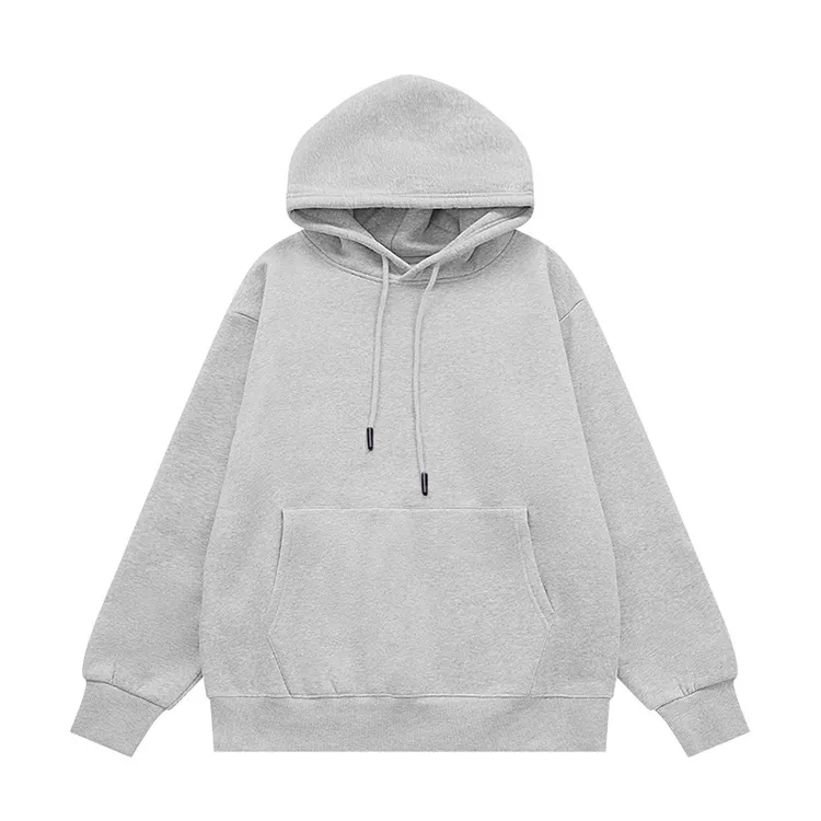 【加绒加厚】23FW美式复古宽松男士秋冬ins连帽卫衣男潮青少年时尚