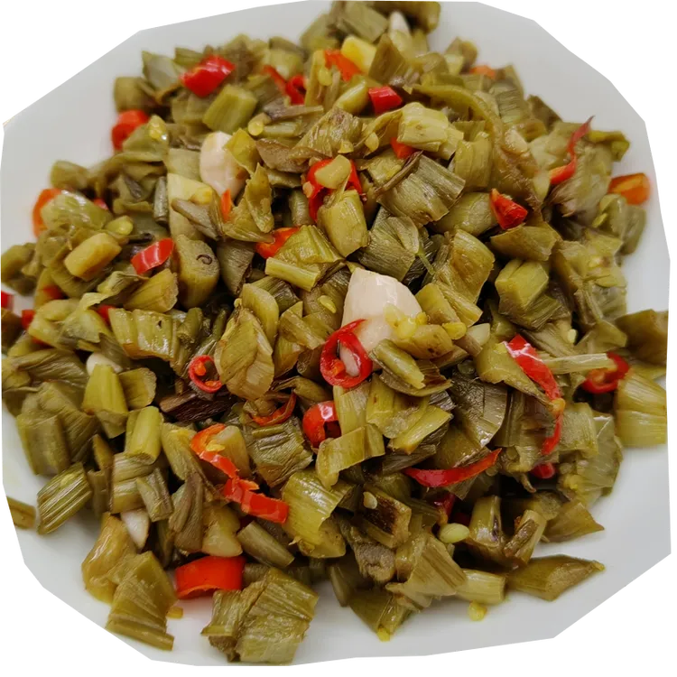 粤北芋苗酸新鲜腌制酸辣芋荷干梗农家特产自制芋蒙泡菜蔬菜下饭菜
