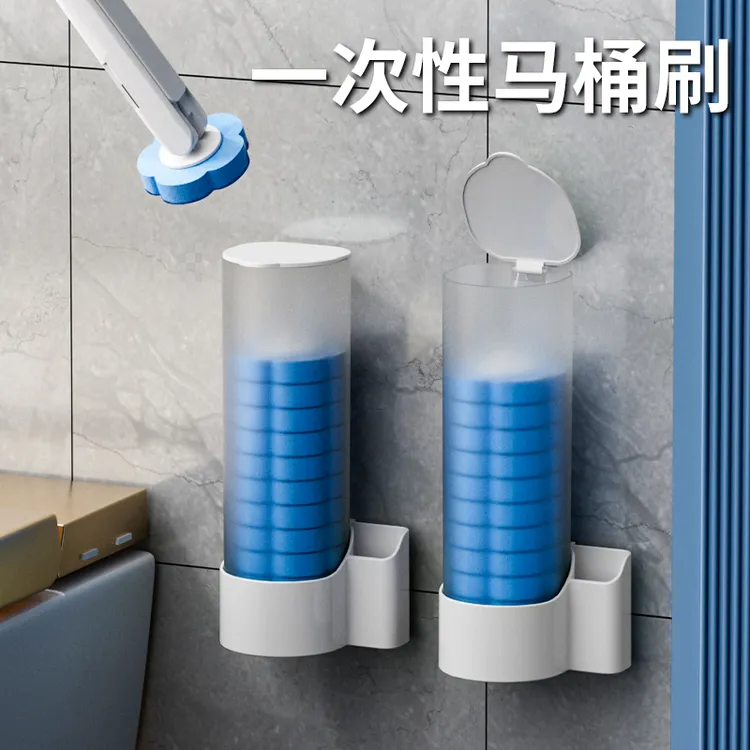 一次性马桶刷套装厕所刷子可抛式清洁剂卫生间清洁刷多功能洁厕刷