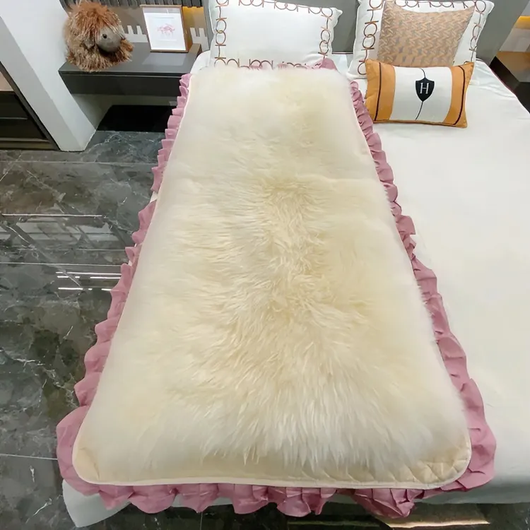 羊皮褥子皮毛一体床垫真羊毛床毯冬季加厚家用床褥榻榻米飘窗垫