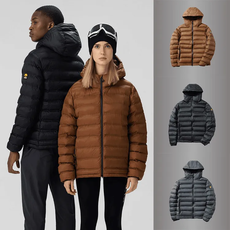 山系轻户外情侣款保暖外套全身压胶分仓充棉连帽棉衣男女同款3588