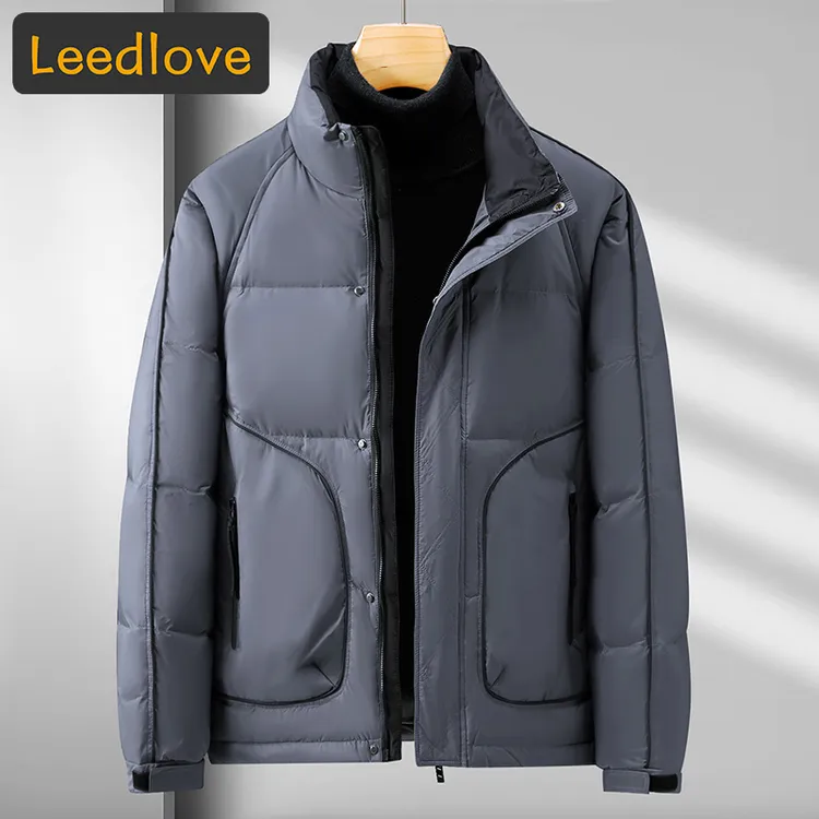 Leedlove立领男款羽绒服冬季潮牌轻薄高端宽松青年九江男士羽绒服