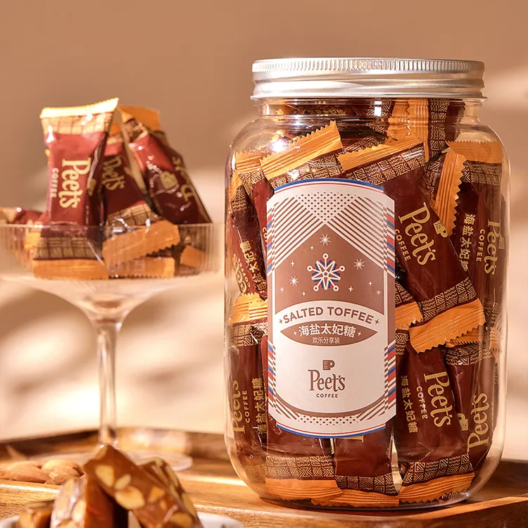 【Peet's推荐】皮爷门店同款海盐太妃糖分享装315g/罐酥脆法式