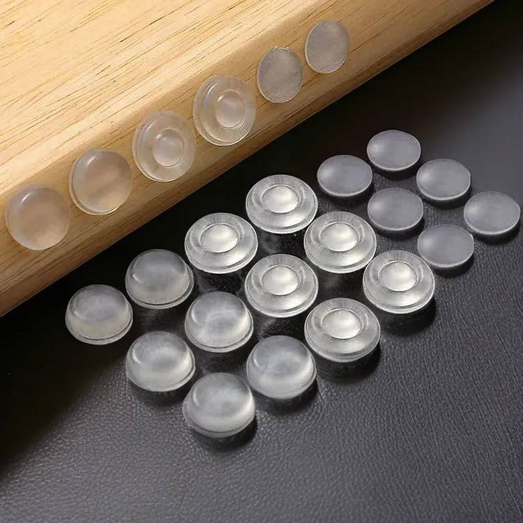 透明防撞颗粒衣橱柜门后防撞垫静音贴缓冲防护防磕碰防滑胶粒硅胶