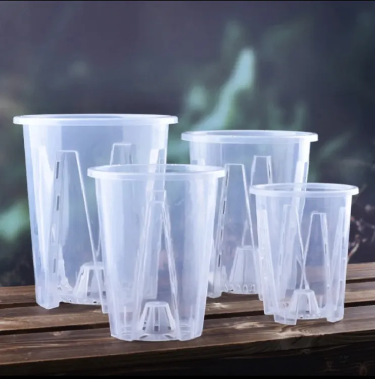 透明青山控根盆兰花蝴蝶兰透气镂空家用高端大号加厚清仓花盆捡漏