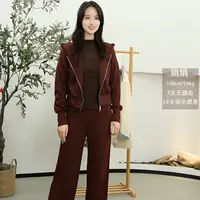 BSiEE本涩连帽运动卫衣套装2024年早秋新品宽松休闲舒适两件套女
