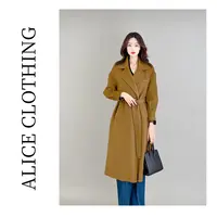 4【ALICE “秋香暖意”羊毛大衣】软糯细腻 优雅绑带 S2133642K