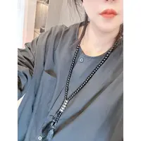 非金属树脂项链 0001【薇语莎】新款时尚百搭珠珠款挂链