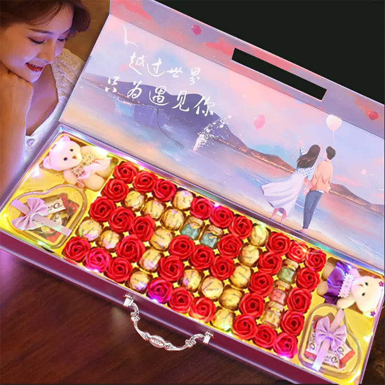 【七夕情人节】德芙巧克力送女友闺蜜男友女生表白浪漫生日礼物