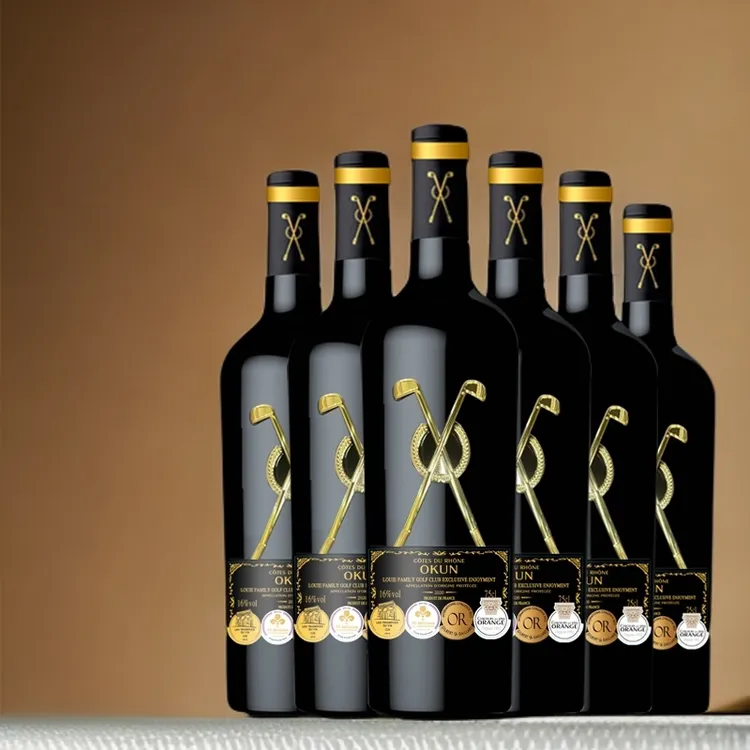 原瓶进口高尔夫俱乐部干红葡萄酒16度750ML*6支(JY)