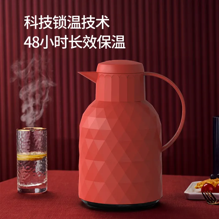NERVISHI/乐唯诗家用保温壶按压出水大容量便携冷热 暖水壶冷水壶