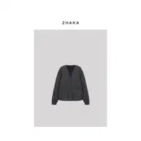 ZHAKA/铜钱刺绣棉外套