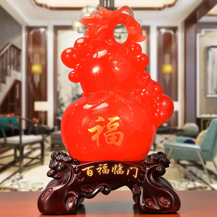 百福临门摆件 客厅酒柜电视柜摆件 乔迁开业礼品摆件