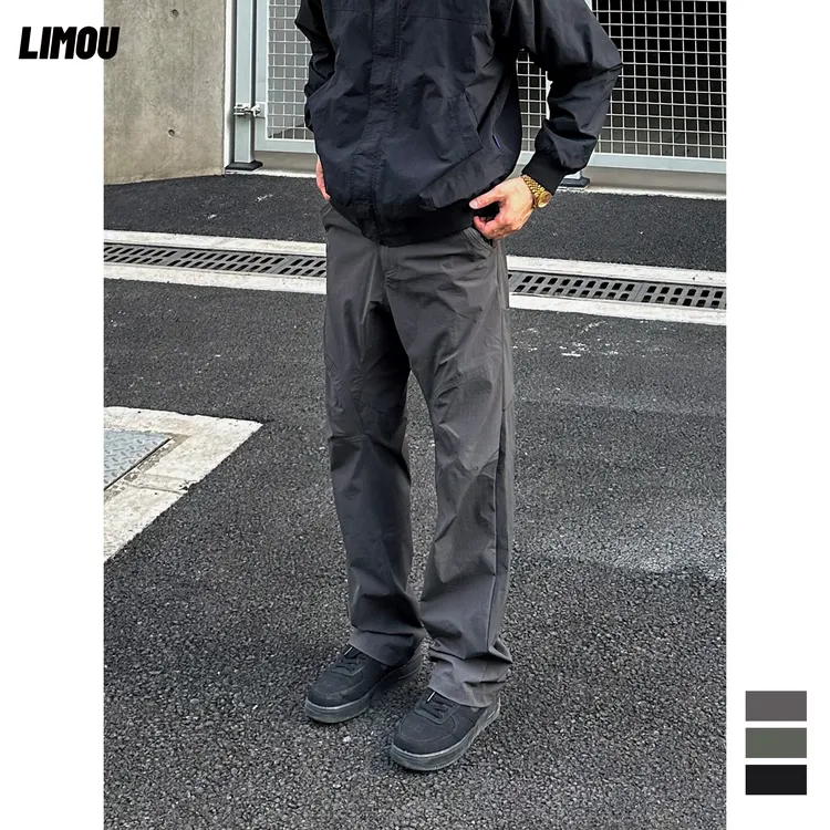 商茑corninpant康宁3D立体剪裁机能肌理感速干裤直筒户外长裤子男