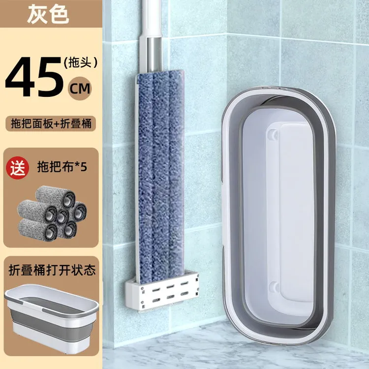 免手洗懒人拖把2025家用拖地神器多功能升级大号不锈钢拖把