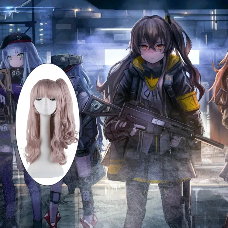 少女前线UMP45假发cosplay二次元游戏动漫展万用毛坯精修造型假毛