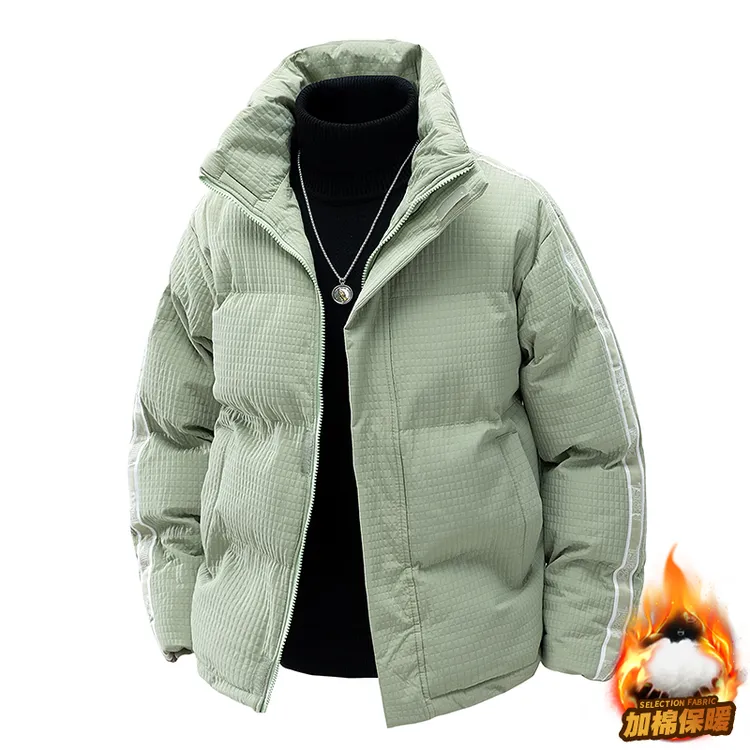 玛斯柏棉衣外套男士冬季立领男生帅气潮牌加厚款百搭防风休闲棉服