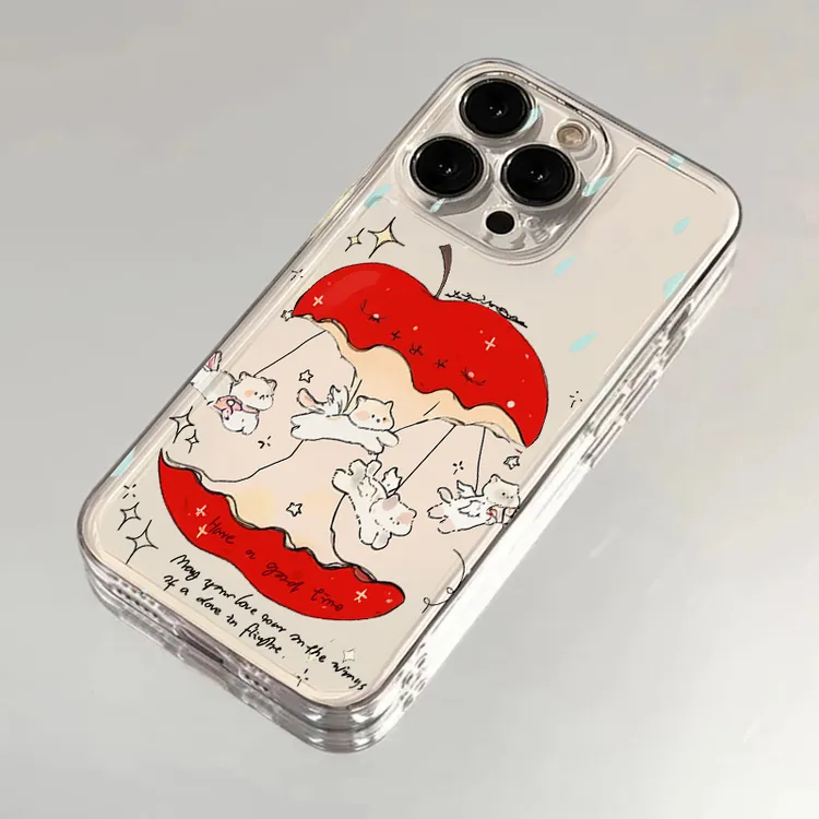 欧克里里苹果旋转木马适用苹果16/15/13手机壳华为vivo小米14oppo