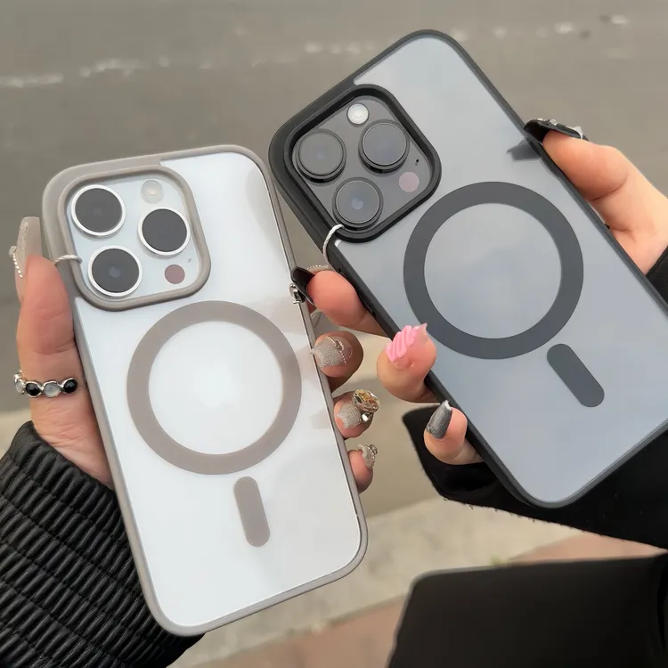高级无线磁吸苹果15/14promax手机壳iPhone13肤感11新品12男女套