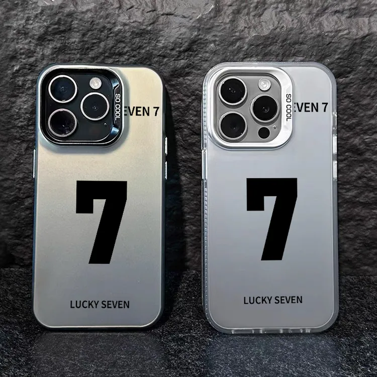 幸运数字7元气壳苹果11/12手机壳iphone13/14/15promax简约xr/xs