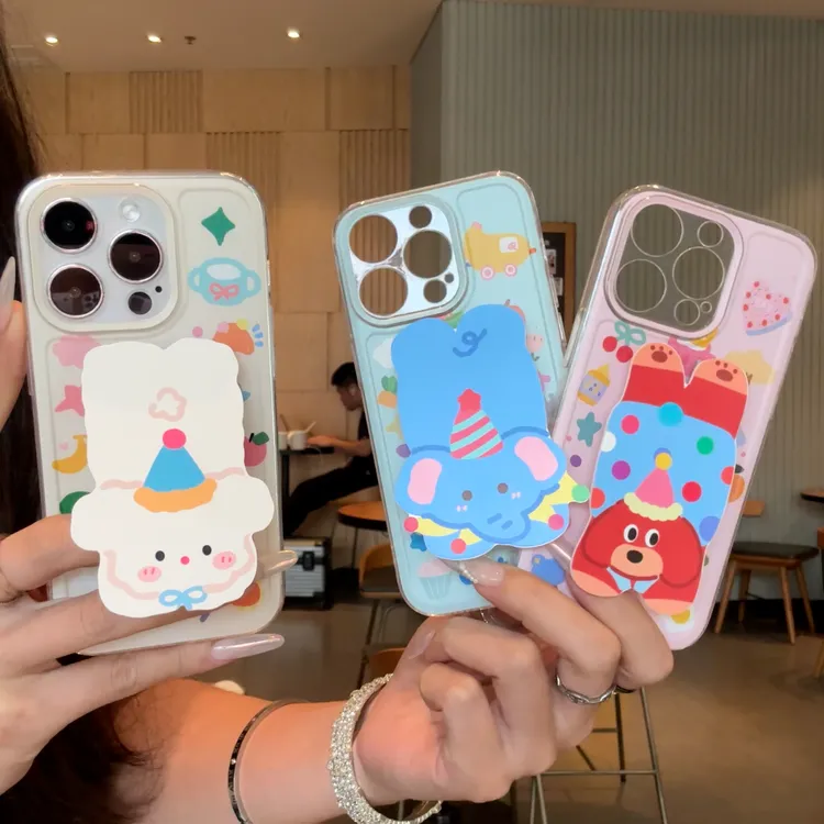 欧克里里蛋糕草莓支架太空壳适用苹果16手机壳华为vivo小米oppo