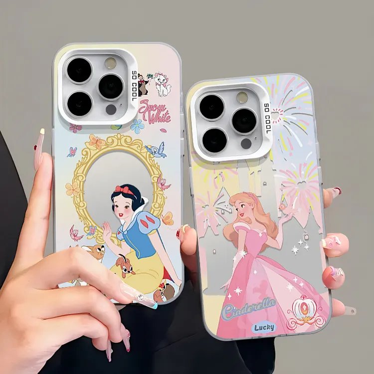松鼠白雪公主适用iPhone15/14闺蜜手机壳苹果vivo华为小米oppo软